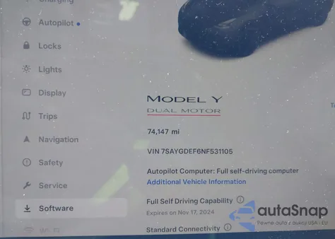 2022 Tesla Model Y Performance Dual Motor All-Wheel Drive из США, поврежденный, VIN 7SAYGDEF6NF531105